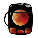 Lunar Eclipse Cycle Print Front Pocket Bible Bag