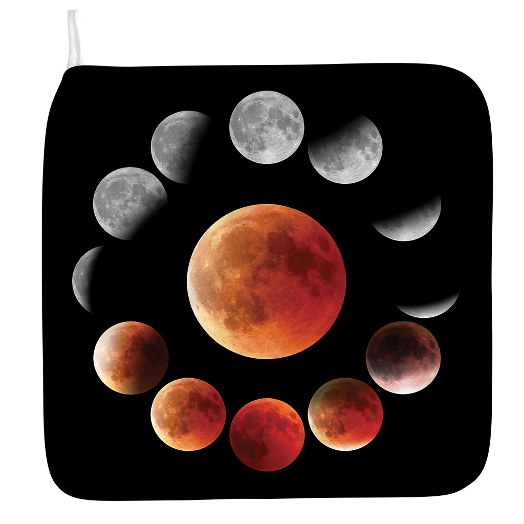 Lunar Eclipse Cycle Print Hand Towel