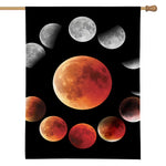 Lunar Eclipse Cycle Print House Flag