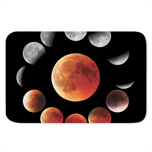 Lunar Eclipse Cycle Print Indoor Door Mat