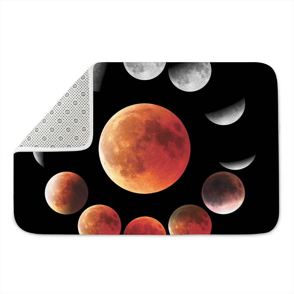 Lunar Eclipse Cycle Print Indoor Door Mat