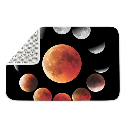 Lunar Eclipse Cycle Print Indoor Door Mat