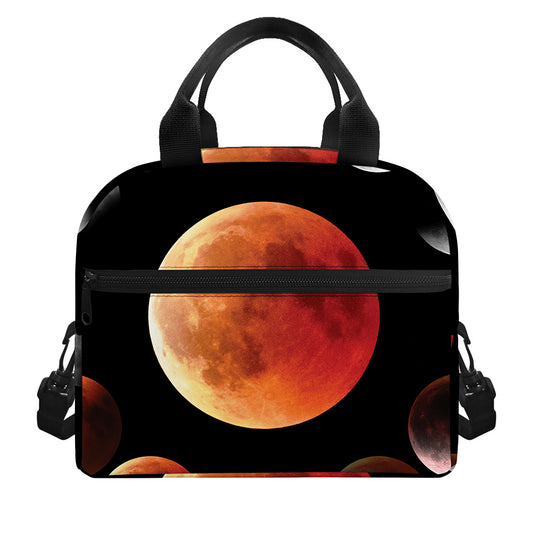 Lunar Eclipse Cycle Print Insulated Lunch Bag