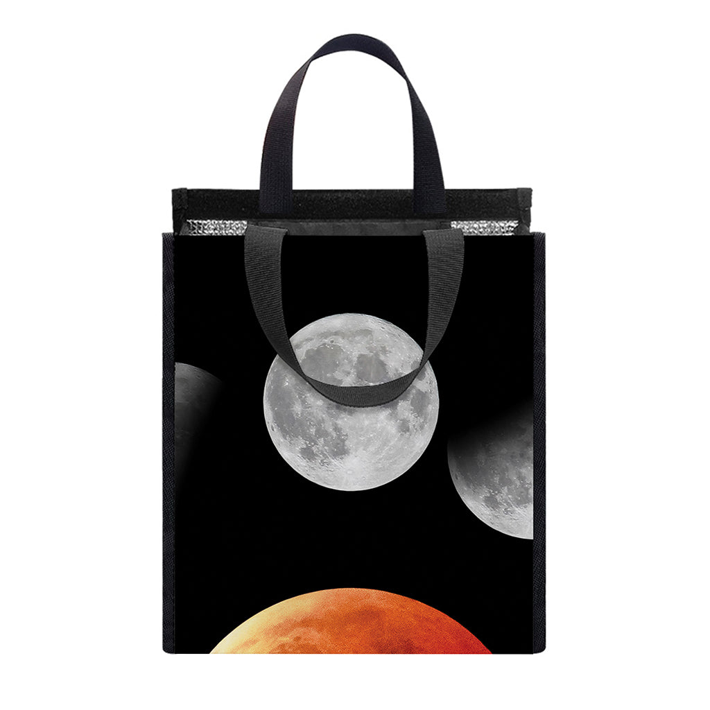 Lunar Eclipse Cycle Print Insulated Lunch Tote