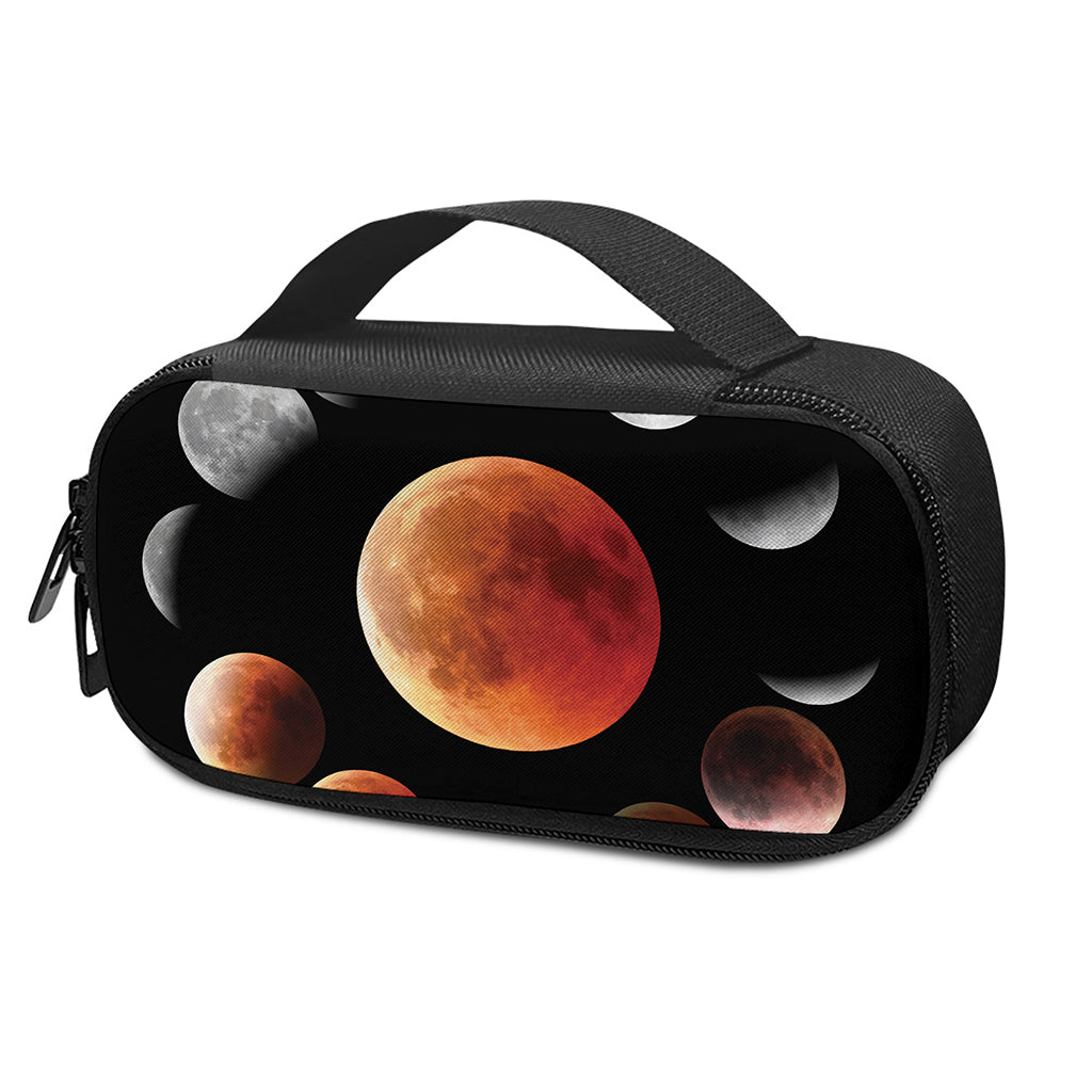 Lunar Eclipse Cycle Print Insulin Cooler Travel Case