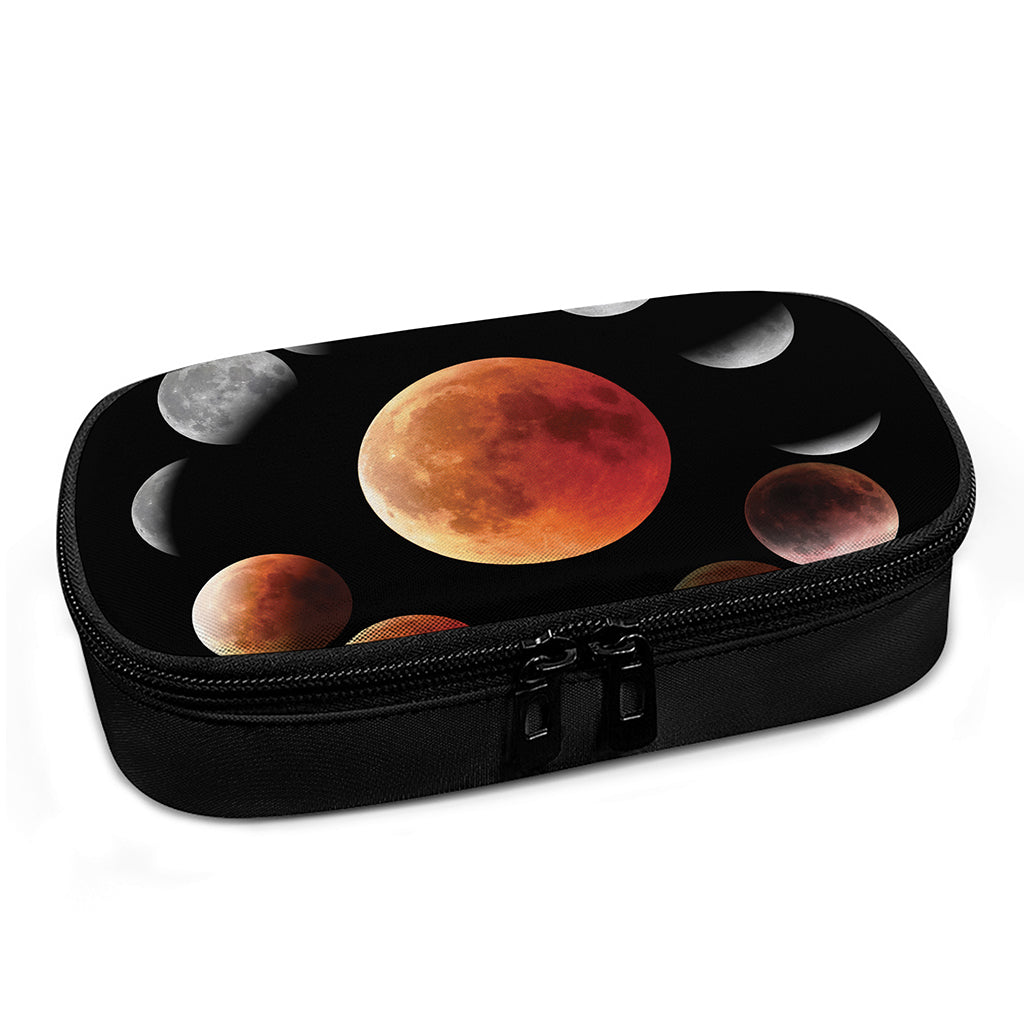 Lunar Eclipse Cycle Print Insulin Cooler Travel Case