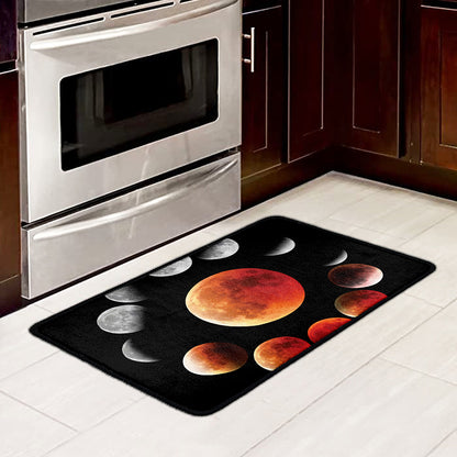 Lunar Eclipse Cycle Print Kitchen Mat