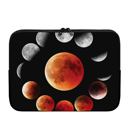 Lunar Eclipse Cycle Print Laptop Sleeve