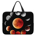 Lunar Eclipse Cycle Print Laptop Sleeve With Handle