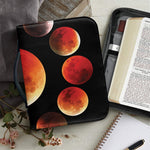 Lunar Eclipse Cycle Print Leather Bible Cover