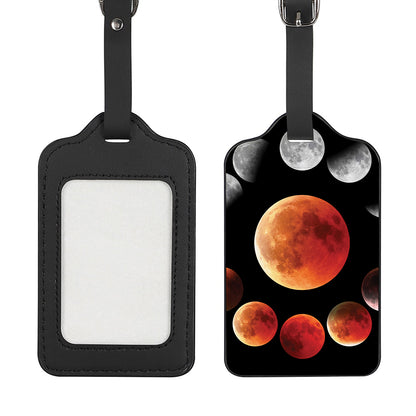 Lunar Eclipse Cycle Print Luggage Tag