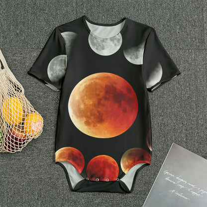 Lunar Eclipse Cycle Print Men's Bodysuit