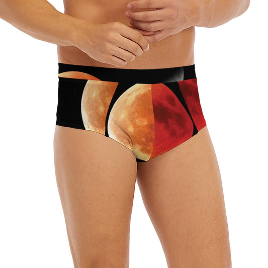 Lunar Eclipse Cycle Print Men's Briefs
