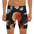 Lunar Eclipse Cycle Print Men's Long Boxer Briefs