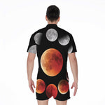Lunar Eclipse Cycle Print Men's Rompers