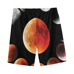Lunar Eclipse Cycle Print Men's Sports Shorts