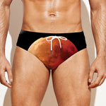 Lunar Eclipse Cycle Print Men's Swim Briefs