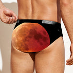 Lunar Eclipse Cycle Print Men's Swim Briefs