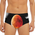 Lunar Eclipse Cycle Print Men's Triangle Swim Briefs