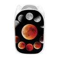 Lunar Eclipse Cycle Print Mesh Laundry Hamper