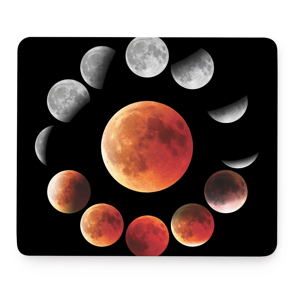 Lunar Eclipse Cycle Print Mouse Pad