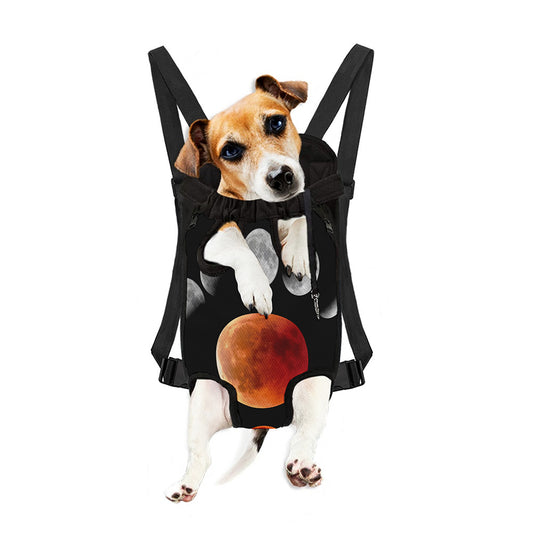 Lunar Eclipse Cycle Print Pet Carrier Backpack
