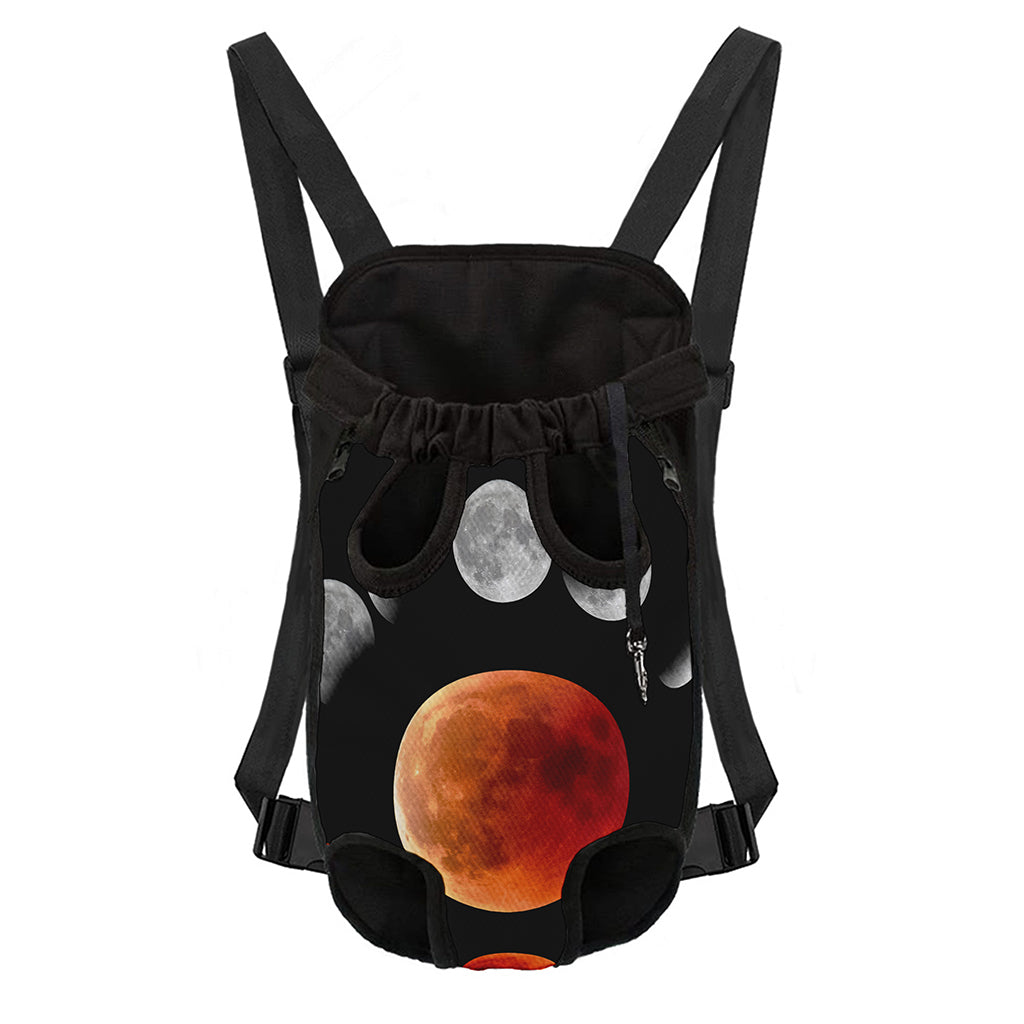 Lunar Eclipse Cycle Print Pet Carrier Backpack