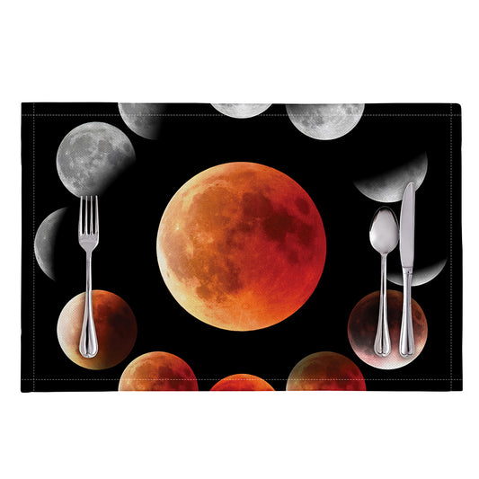 Lunar Eclipse Cycle Print Placemat