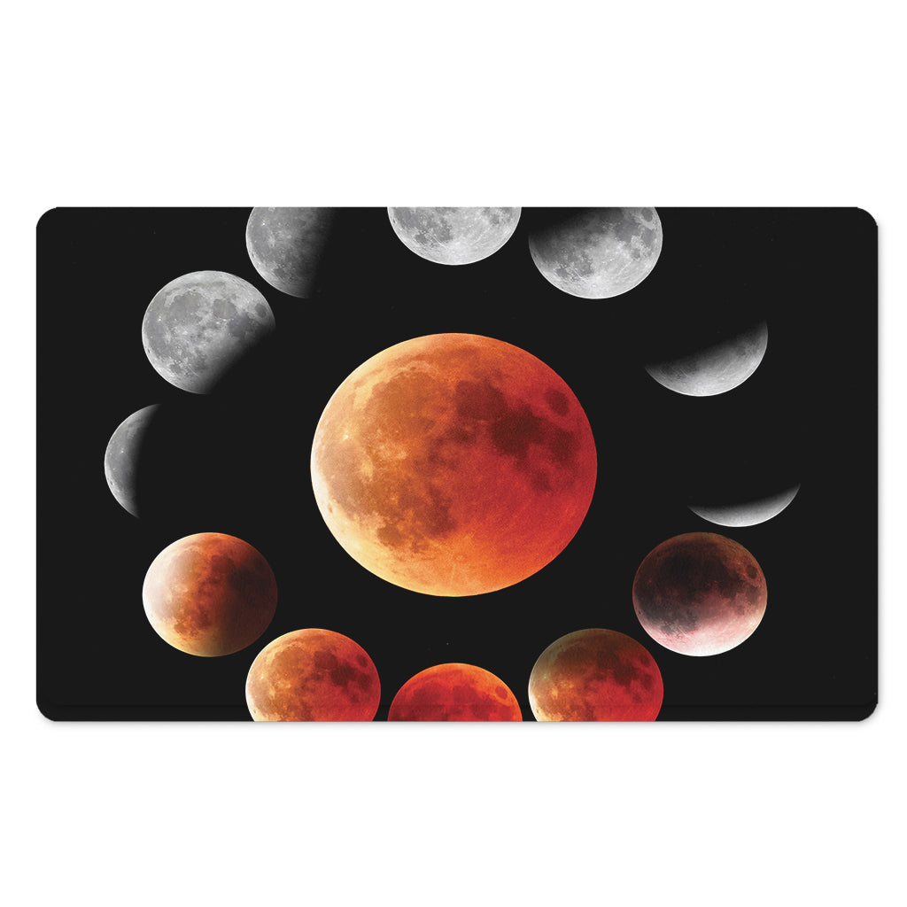 Lunar Eclipse Cycle Print Polyester Doormat