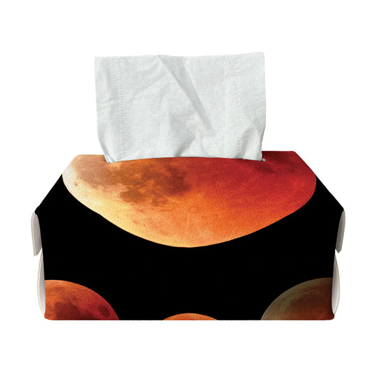 Lunar Eclipse Cycle Print Rectangle Tissue Box Cover