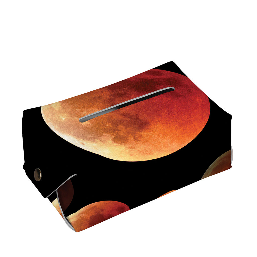 Lunar Eclipse Cycle Print Rectangle Tissue Box Cover