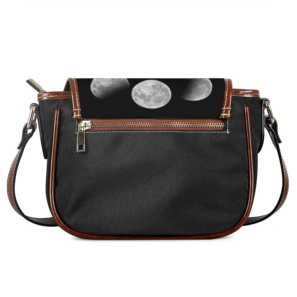 Lunar Eclipse Cycle Print Saddle Bag