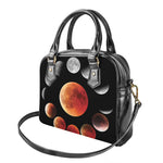 Lunar Eclipse Cycle Print Shoulder Handbag