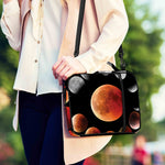 Lunar Eclipse Cycle Print Shoulder Strap Bible Bag