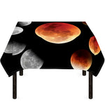 Lunar Eclipse Cycle Print Tablecloth