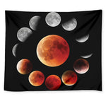 Lunar Eclipse Cycle Print Tapestry
