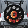 Lunar Eclipse Cycle Print Tire Cover With Camera Hole