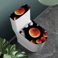 Lunar Eclipse Cycle Print Toilet Lid And Tank Cover Set