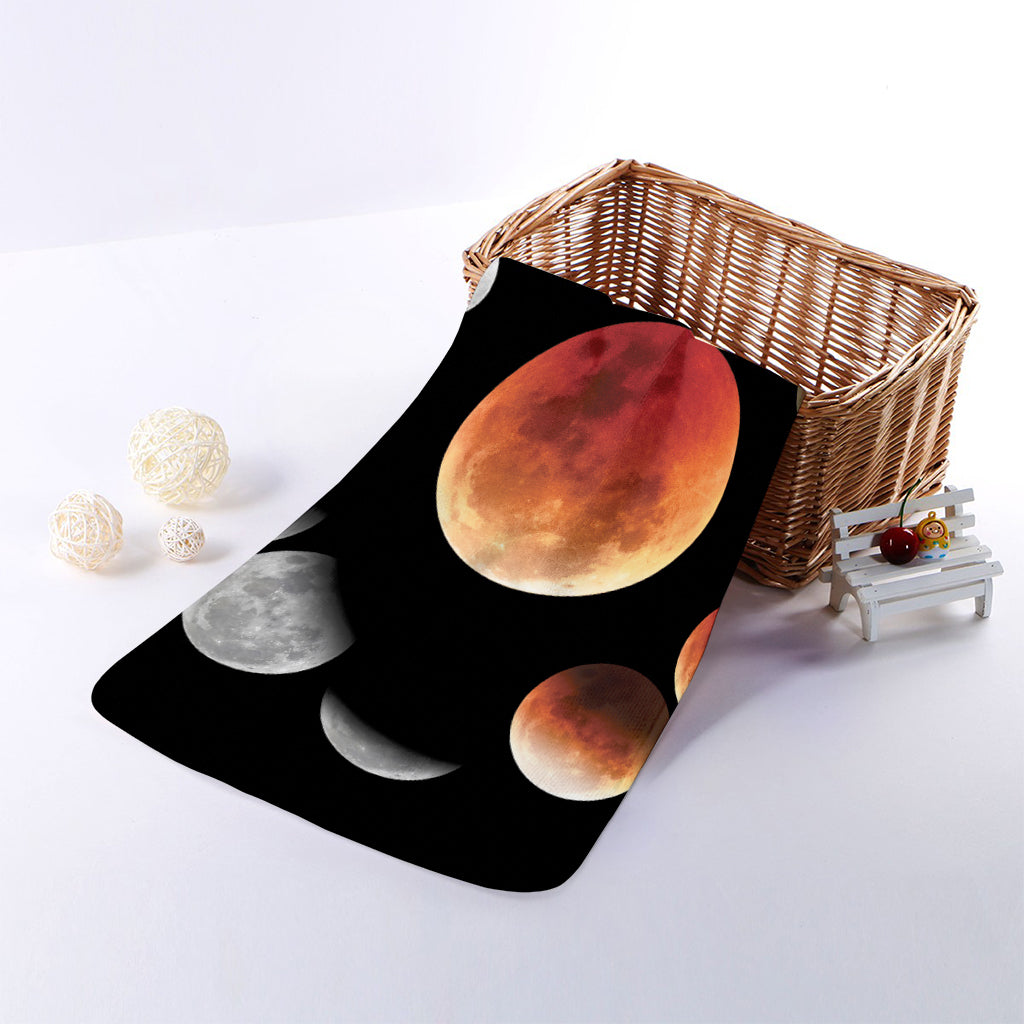 Lunar Eclipse Cycle Print Towel