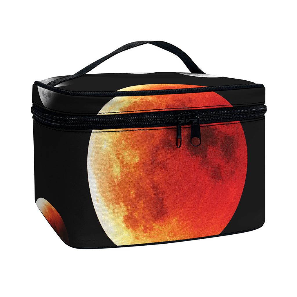 Lunar Eclipse Cycle Print Travel Makeup Bag