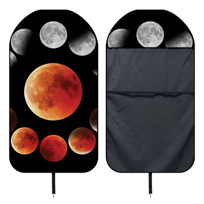 Lunar Eclipse Cycle Print Waterproof Car Seat Cover