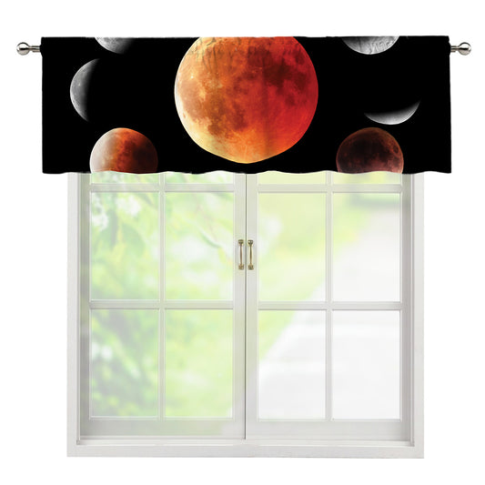 Lunar Eclipse Cycle Print Window Valance