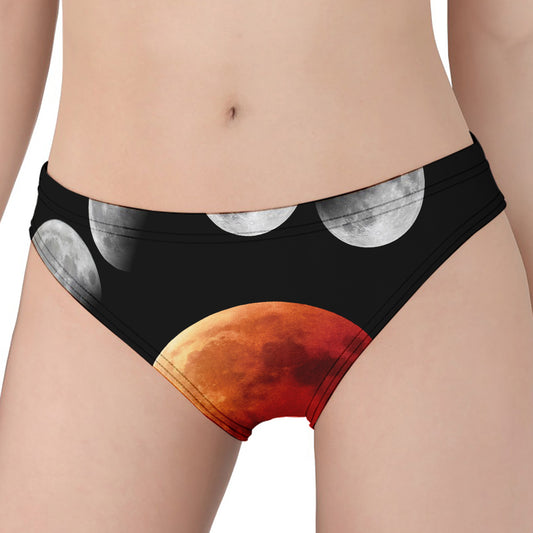 Lunar Eclipse Cycle Print Women's Panties