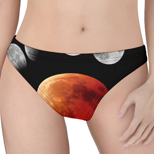 Lunar Eclipse Cycle Print Women's Thong