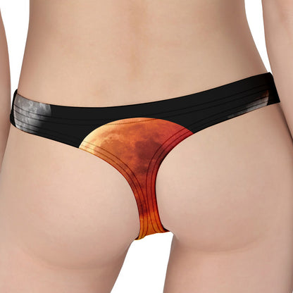 Lunar Eclipse Cycle Print Women's Thong
