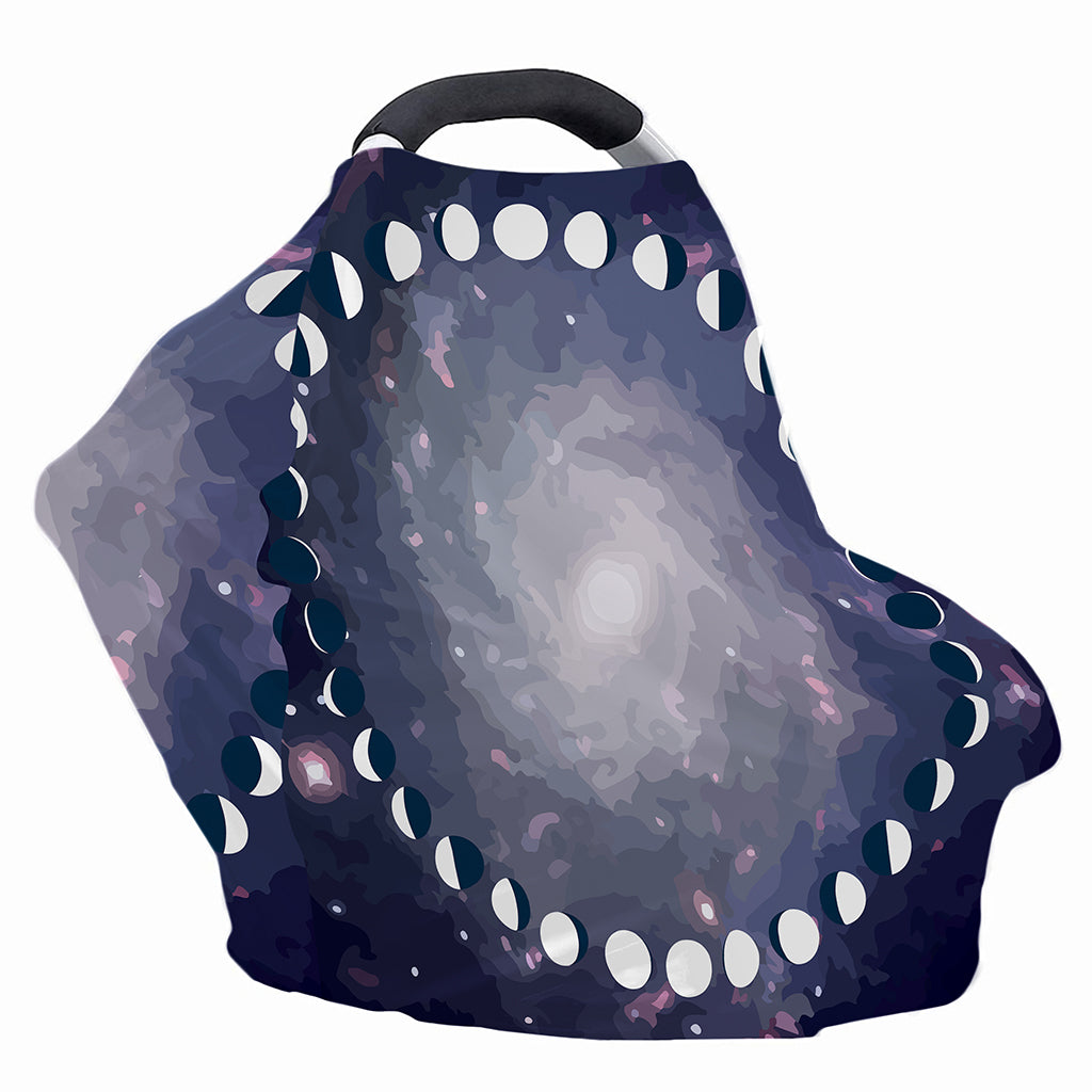 Lunar Phase Cycle Print Baby Seat Cover