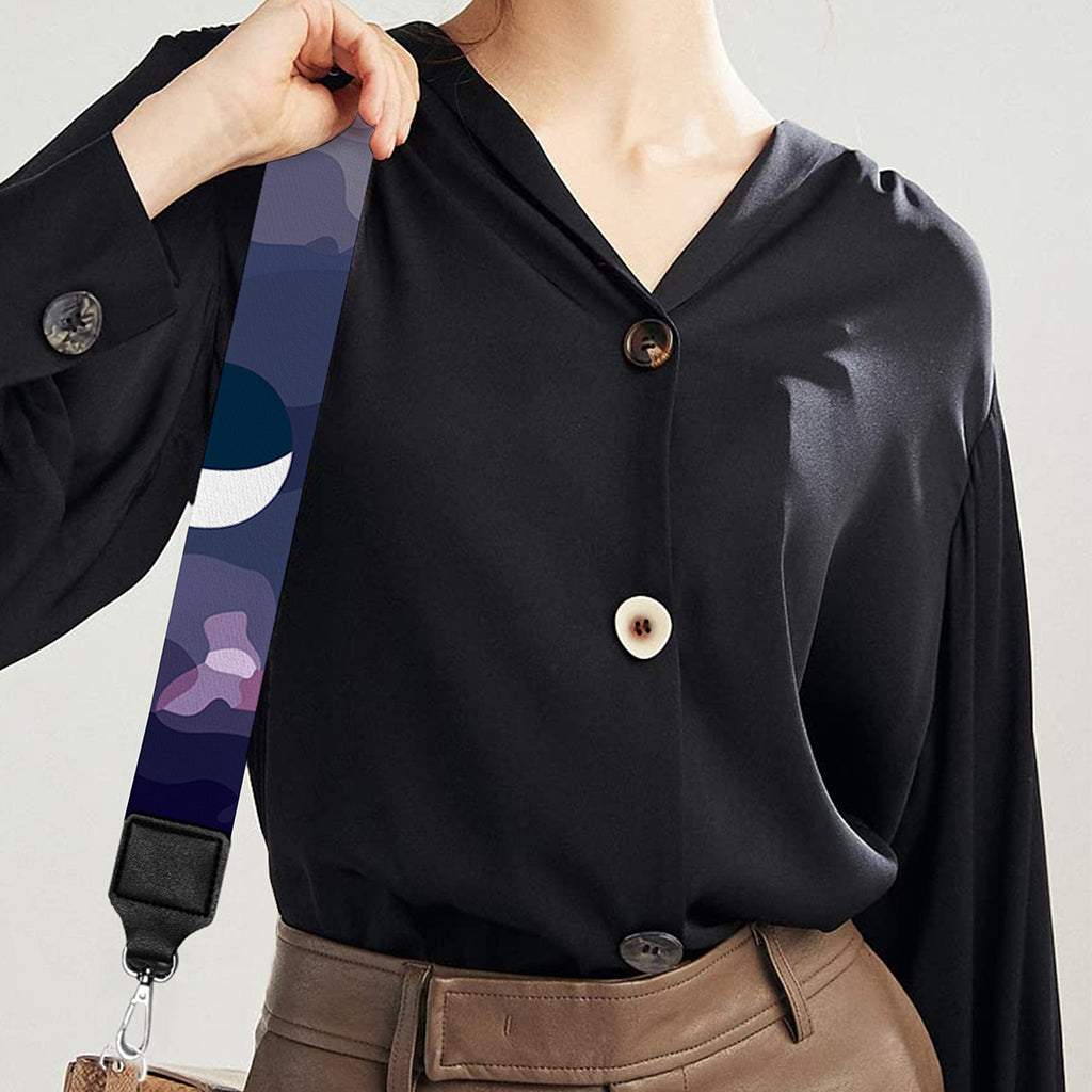 Lunar Phase Cycle Print Bag Strap