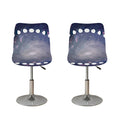 Lunar Phase Cycle Print Bar Stool Covers