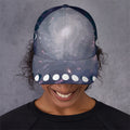 Lunar Phase Cycle Print Baseball Cap