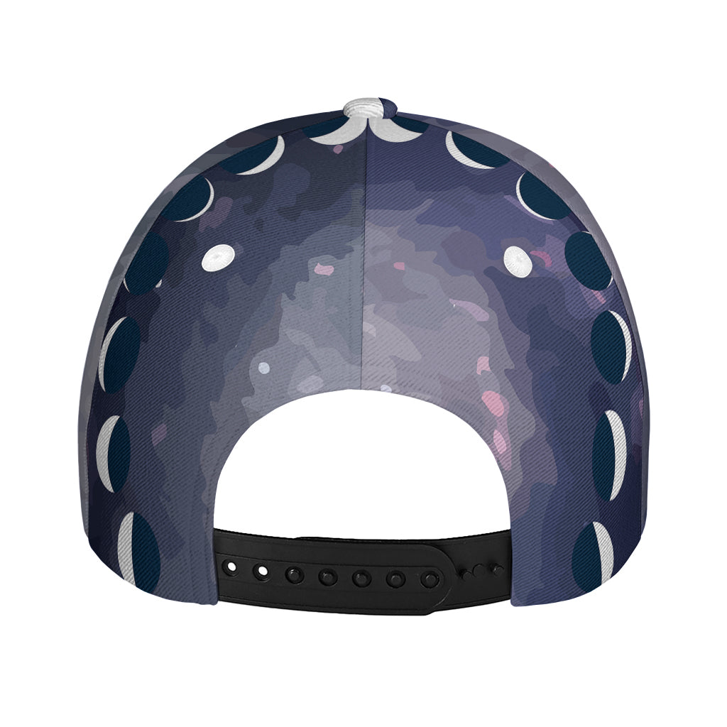 Lunar Phase Cycle Print Baseball Cap
